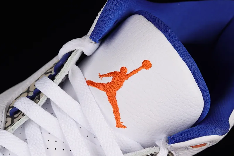 All categories Air Jordan Jordan series basketball shoes Air Jordan 3 pure original version Air Jordan 3 Retro "Knicks" AJ3 Joe 3 Knicks color matching 136064-148